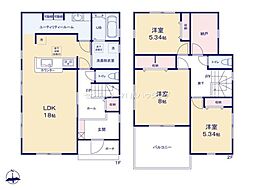 リーブルガーデン　瑞穂町箱根ケ崎　新築　全2棟　1号棟