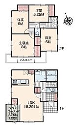 武蔵村山市伊奈平5丁目　新築　全2棟　1号棟
