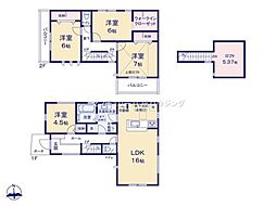 リーブルガーデン 東大和市狭山4丁目 新築 全2棟 1号棟