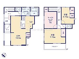 リーブルガーデン　福生市福生　新築　全2棟　2号棟