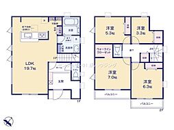 リーブルガーデン　羽村市羽加美1丁目　新築　全4棟　1号棟