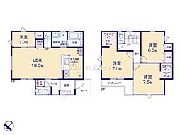 リーブルガーデン　羽村市羽加美1丁目　新築　全4棟　3号棟