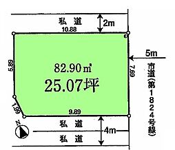 東大和市仲原4丁目　売地
