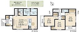 リーブルガーデン　武蔵村山市残堀5丁目　新築　全1棟