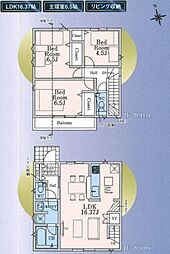 クレイドルガーデン　武蔵村山市残堀4丁目　新築　全3棟3号棟