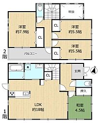 生駒市美鹿の台　中古一戸建