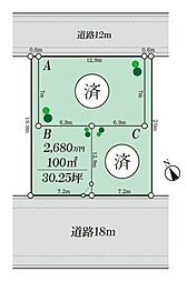 藤沢市大庭　売地　Ｂ区画