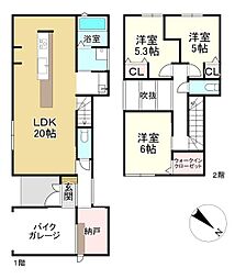 草津市芦浦町の一戸建て