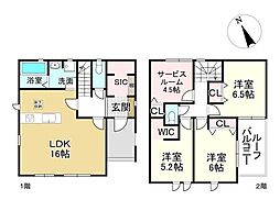 草津市上笠３丁目の一戸建て