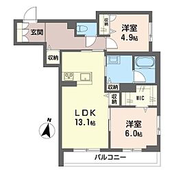 マロン・テイ 見和 201号室