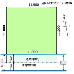 所沢市下安松全1区画　売地