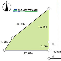 入間市野田全1区画　売地