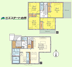 武蔵村山市中央1期全2棟　新築戸建 2号棟