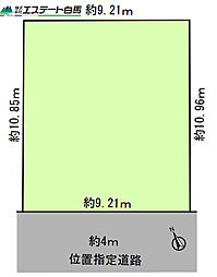 清瀬市梅園2丁目全1区画　売地