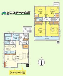 小平市学園東町1期全3棟　新築戸建 3号棟