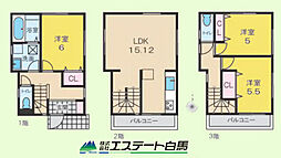 ふじみ野市市沢3丁目全2棟　新築戸建 B号棟