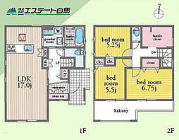 所沢市北中2全1棟　新築戸建