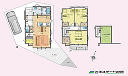 新座市馬場2丁目第1期全1棟　新築戸建