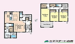 所沢市若狭第2全1棟　新築戸建