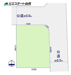 所沢市北秋津6期全1区画　売地