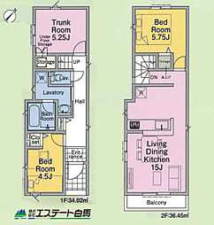 清瀬市松山1丁目第1全1棟 新築戸建
