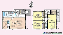 東久留米市氷川台5期全2棟　新築戸建 2号棟