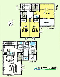 東村山市久米川町3丁目全9区画　売地 3号棟
