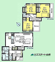 新座市野火止第9全1棟　新築戸建
