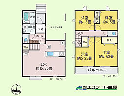 富士見市鶴瀬東2丁目全16棟　新築戸建 M号棟