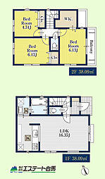 東久留米市浅間町全1棟　新築戸建