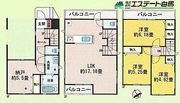 富士見市鶴馬全1棟　新築戸建