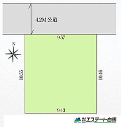 狭山市中央9期全1区画　売地
