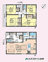 狭山市広瀬台第12全4棟　新築戸建 4号棟