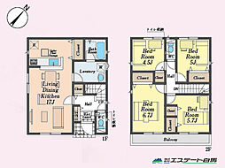 狭山市広瀬台第12全4棟　新築戸建　1号棟 2号棟