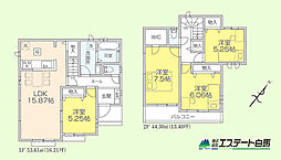 三芳町藤久保3期全1棟　新築戸建