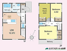 西東京市住吉町1丁目全2棟　新築戸建 1号棟