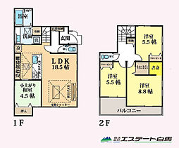 ふじみ野市福岡中央第6期全1棟　新築戸建