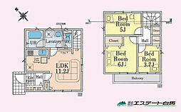 新座市片山第13全1棟　新築戸建