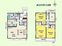 小平市大沼町6丁目全6棟　新築戸建 3号棟