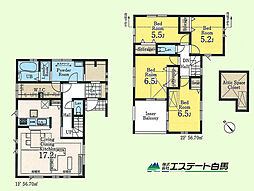 所沢市榎町全1棟　新築戸建