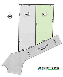 所沢市下安松全2区画　売地 2号地