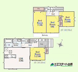 志木市中宗岡3丁目全1棟　新築戸建