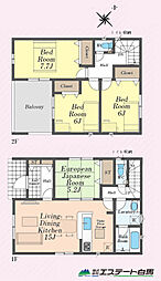狭山市狭山台第16全2棟　新築戸建 2号棟