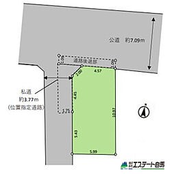 東久留米市氷川台2丁目全1区画　売地