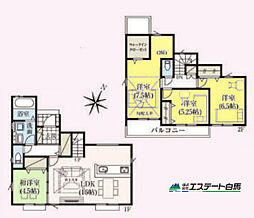 狭山市広瀬台12期全4棟　新築戸建 2号棟