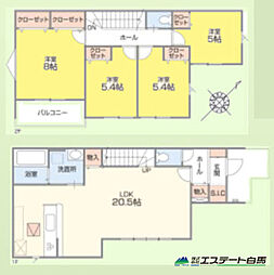 新座市新堀1期全6棟　新築戸建 3号棟