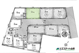 東村山市栄町全12区画 売地 3号地