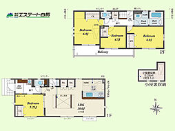 小平市花小金井3丁目全1棟　新築戸建