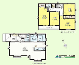 小平市上水本町2丁目全14棟　新築戸建 L号棟