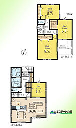 新座市西堀2丁目第7全4棟　新築戸建 2号棟